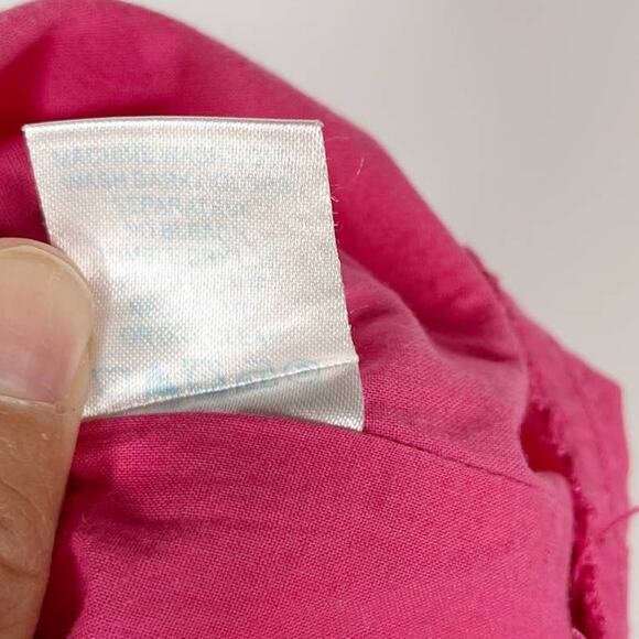 Lilly Pulitzer Size 4 Pink Pineapple Cocktail Linen Cotton Shift Dress Spaghetti - Picture 13 of 13